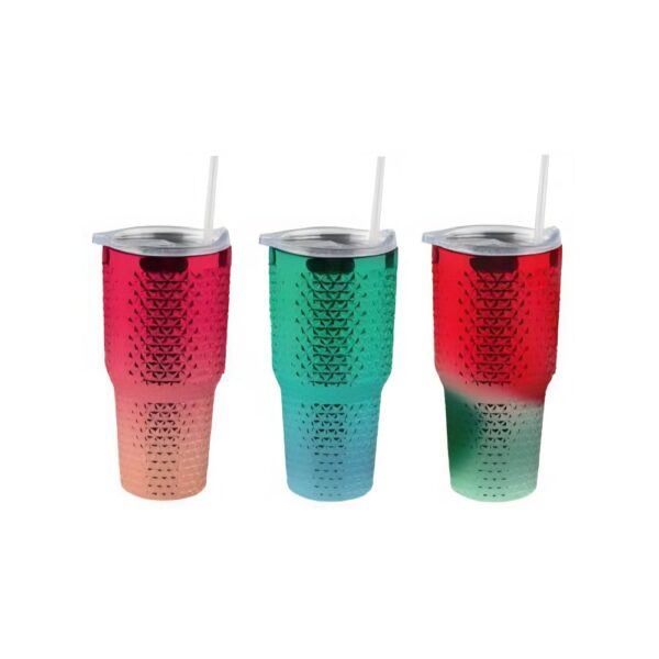 30oz Diamond DW Plastic Tumble